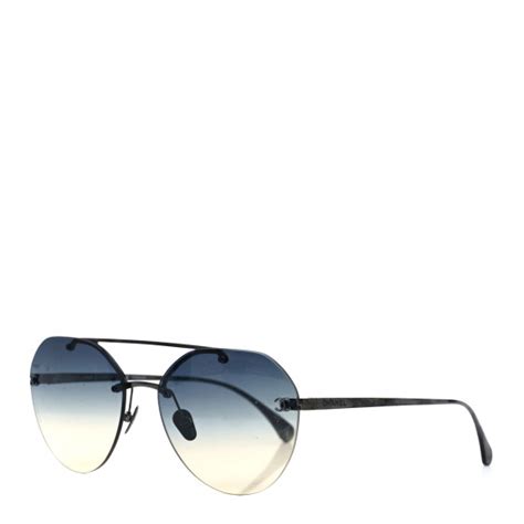 chanel 4272t|CHANEL Titanium CC Pilot Aviator Sunglasses 4272.